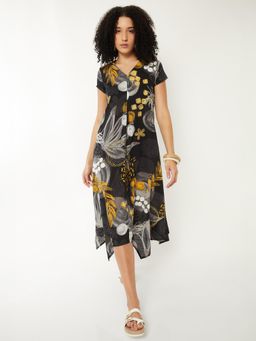 max - Women Printed A-Line Midi Dress