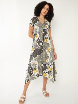 max - Women Printed A-Line Midi Dress