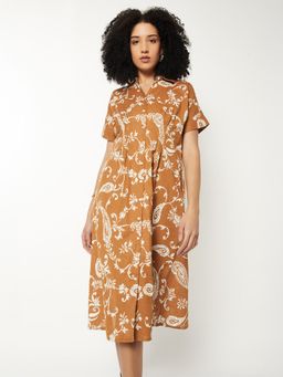 max - Women Printed A-Line Midi Dress