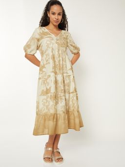 max - Women Printed A-Line Midi Dress
