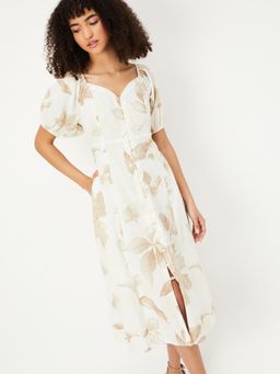 max - Women Printed A-Line Midi Dress