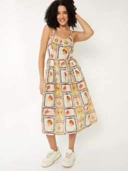 max - Women Printed A-Line Midi Dress