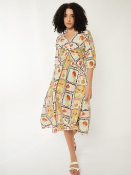 max - Women Printed Midi Dress
