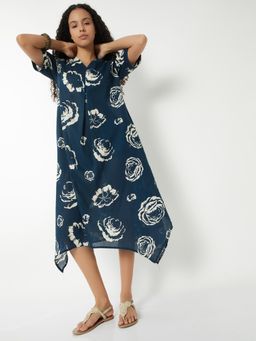 max - Women Printed Asymmetric Midi Dress