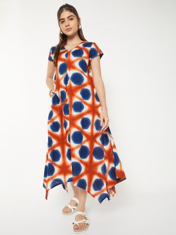 max - Women Printed A-Line Midi Dress