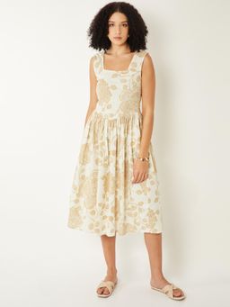 max - Women Printed Fit and Flare Midi Dress