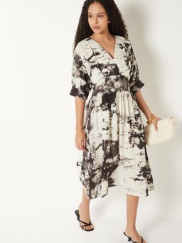 max - Women Printed A-Line Midi Dress