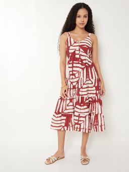 max - Women Printed A-Line Midi Dress