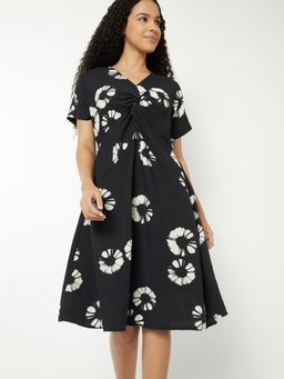 max - Women Printed A-Line Knee Dress
