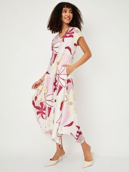 max - Women Printed A-Line Midi Dress