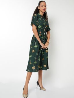 max - Women Printed A-Line Midi Dress