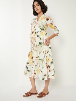 max - Women Printed A-Line Midi Dress