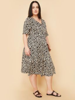 max - Women Printed A-Line Midi Dress