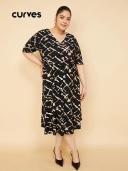 max - Women Printed A-Line Midi Dress