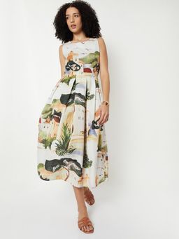 max - Women Printed Midi Dress