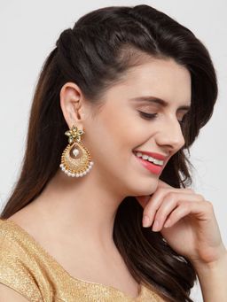 Anika's Creations - Antique Design Classic Chandbali Style Earrings