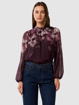 Forever New - Multi-Color Danielle Gathered Top