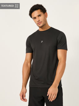 Styli - Men Lightweight Textured Dry Fit Training Tshirt