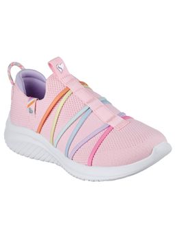 SKECHERS - Girls Ultra Flex 3.0 Pink Casual Shoes