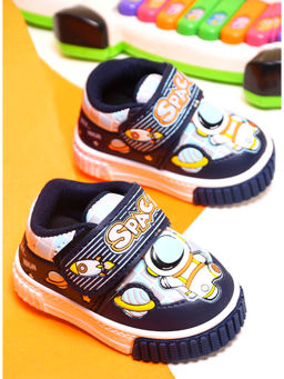KATS - Kids Velcro Closure Musical Sneakers - Navy Blue