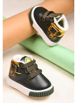 KATS - Kids Lace up Closure Musical Sneakers - Brown