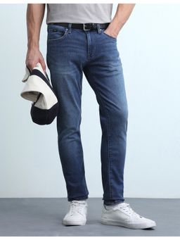 Flying Machine - Blue Men's Jackson Skinny Fit Whiskered Jeans