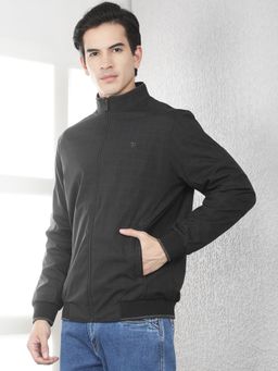 CRIMSOUNE CLUB - Men's Black Checked Jacket