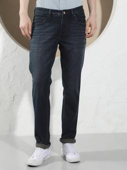 CRIMSOUNE CLUB - Signature Men's Navy Blue Jeans