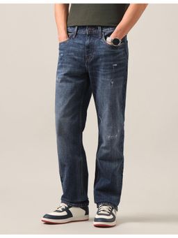 U.S. Polo Assn. Denim Co. - Blue Men's Shawn Relaxed Fit Blue Jeans