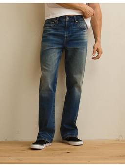 American Eagle - Mens Blue Slim Straight Jeans