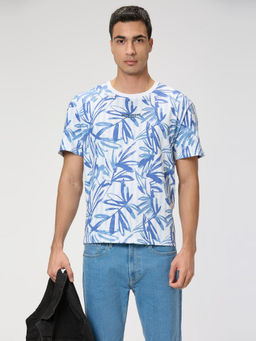 Pepe Jeans - Men White Printed Short Sleeves T-Shirt