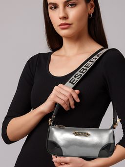 ESBEDA - Gunmetal Color Scarlet Muse Shoulder Bag For Women