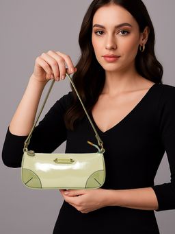 ESBEDA - Olive Green Color Scarlet Muse Shoulder Bag For Women