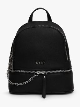 Kazo - Black Mini Pixie Backpack (S)