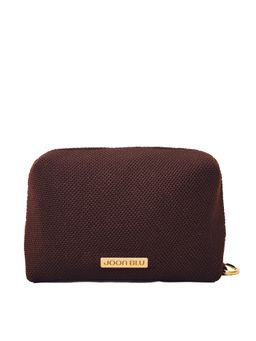 Joon Blu - Solid Brown Multi-Color-purpose Pouch (S)