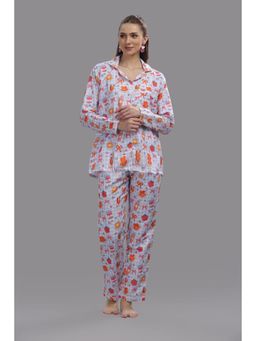 Pyjama Party - Breakfast Club Button Down Shirt and Pyjama - Blue