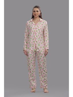 Pyjama Party - Matcha Button Down Shirt and Pyjama - Pink