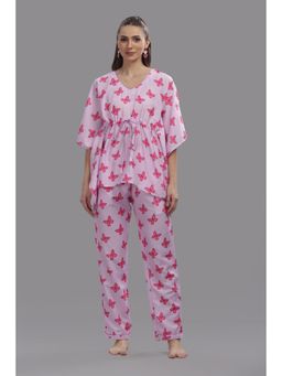 Pyjama Party - Butterfly Kaftan and Pyjama - Purple