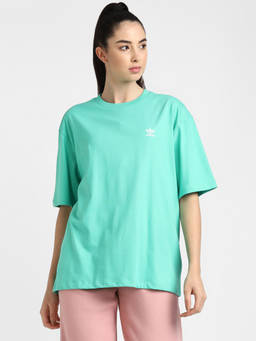 adidas Originals - GRAPHIC TEE Green Casual T-Shirt