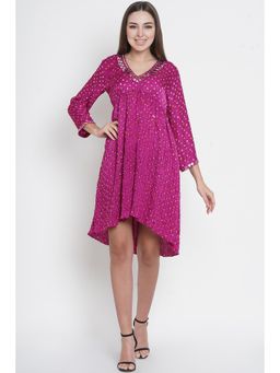 Twenty Nine - Bandhani Asym Yoke Dress