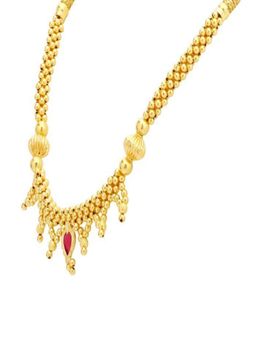 WHP Jewellers - Traditional 22K Thushi Necklace