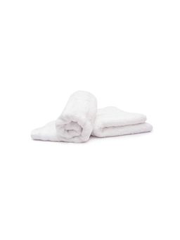 Mush - Bamboo Face Towel- Ultra Soft, Absorbent & Eco Friendly Set of 3(White)