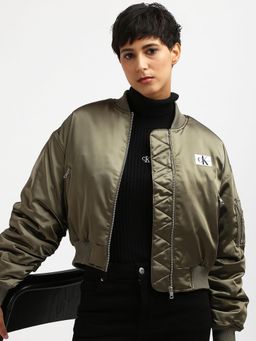 Calvin Klein - Solid Stand Collar Bomber Jacket