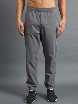 Dida - Men's Solid Poly Grey Trackpant