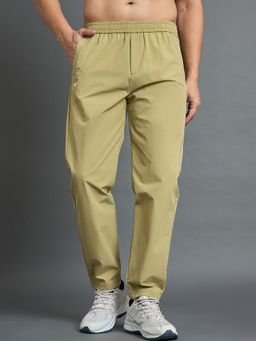 Dida - Men's Solid Poly Beige Trackpant