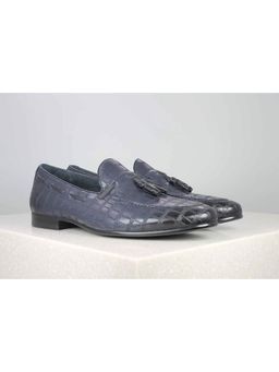 ATESBER - Blue Textured Casual Shoes