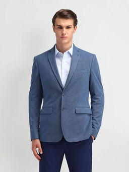 Arrow - Men Blue Zero Calorie Slim Flex Blazer