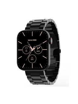 PA Maxima - Max Pro Coral 1.9"Ultra HD Curved Display 600 Nits Premium Metallic Smart Watch (M)