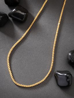 Gahan - Men Gold-Plated Stainless Steel Chain