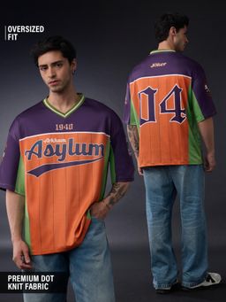 The Souled Store - Official Joker: Asylum Mens Oversized Jersey